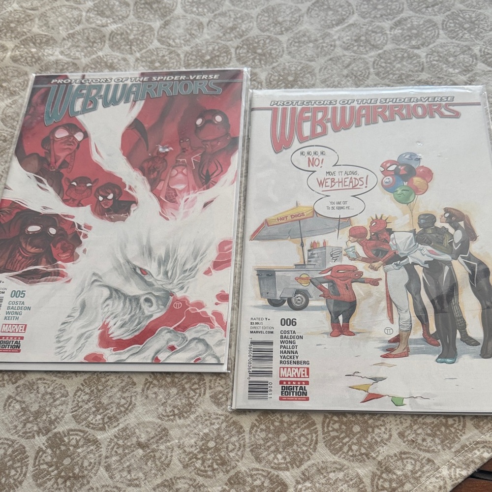 Marvel Web Warriors Comic Set 005 & 006